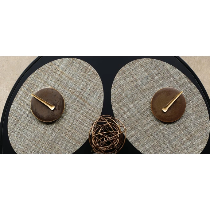 Top 10 👏 Chilewich Mini Basketweave Oval Platzset 4er-Set - 4 Stück à 36x49 Cm - Linen ✨ 3 Top 10 👏 Chilewich Mini Basketweave Oval Platzset 4er-Set - 4 Stück à 36x49 Cm - Linen ✨ – Bild 2