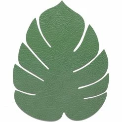 Billig ✨ Lind DNA Monstera Leaf Hippo Tischset - Größe S: 26x22 Cm - Forest Green 🥰