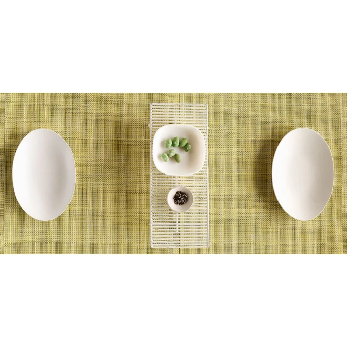 Top 10 👏 Chilewich Mini Basketweave Oval Platzset 4er-Set - 4 Stück à 36x49 Cm - Linen ✨ 4 Top 10 👏 Chilewich Mini Basketweave Oval Platzset 4er-Set - 4 Stück à 36x49 Cm - Linen ✨ – Bild 3