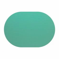 Besorgen 🔔 Daff Leatherixx Dumbo Tisch-Set Oval - 34x42 Cm - Pool Green 🎁