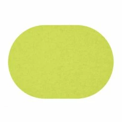 Am billigsten 🌟 Daff Filz Tischset Oval Aus Merino-Wolle - 34x42 Cm - Moos Melange 🔥