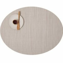 Billig ⭐ Chilewich Bamboo Oval Platzset 4er-Set - 4 Stück à 36x49 Cm - Chino 🧨