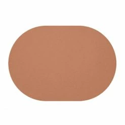 Coupon ⭐ Daff Filz Tischset Oval Aus Merino-Wolle - 34x42 Cm - Toffee 😀