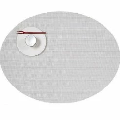 Top 10 🔥 Chilewich Mini Basketweave Oval Platzset 4er-Set - 4 Stück à 36x49 Cm - White 🧨