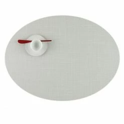 Angebote ⌛ Chilewich Mini Basketweave Oval Platzset 4er-Set - 4 Stück à 36x49 Cm - Sandstone 🧨